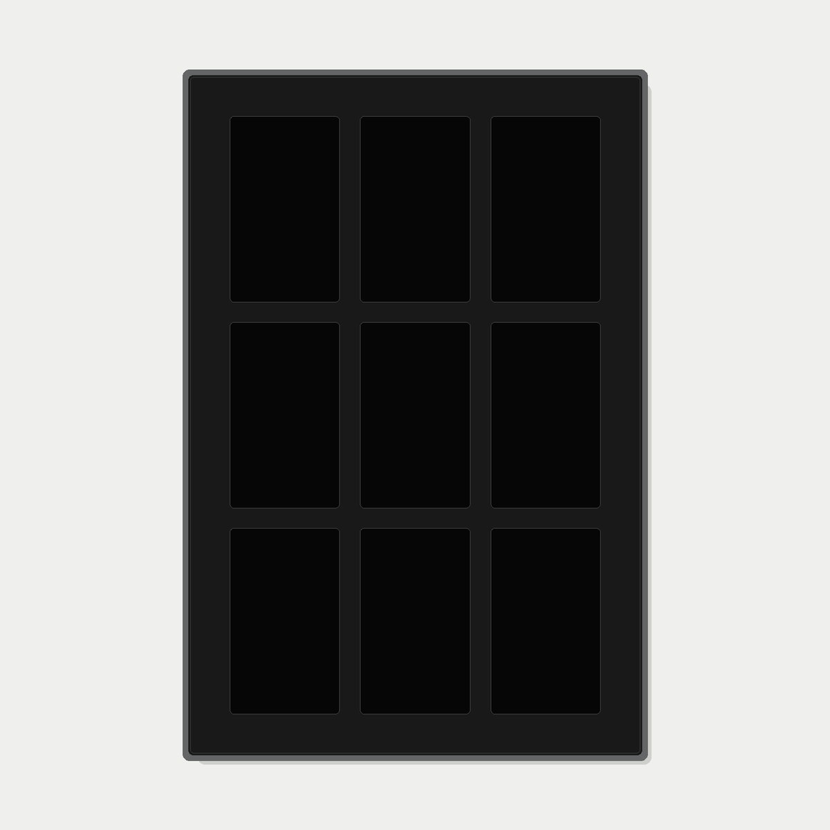 Premium aluminium metal trading card wall display frame case for Pokémon cards, MTG cards, Yu-Gi-Oh! cards, One Piece cards and sports cards, graded card wall display, PSA card frame, CGC card display, BGS slab display, One Touch magnetic holder display,