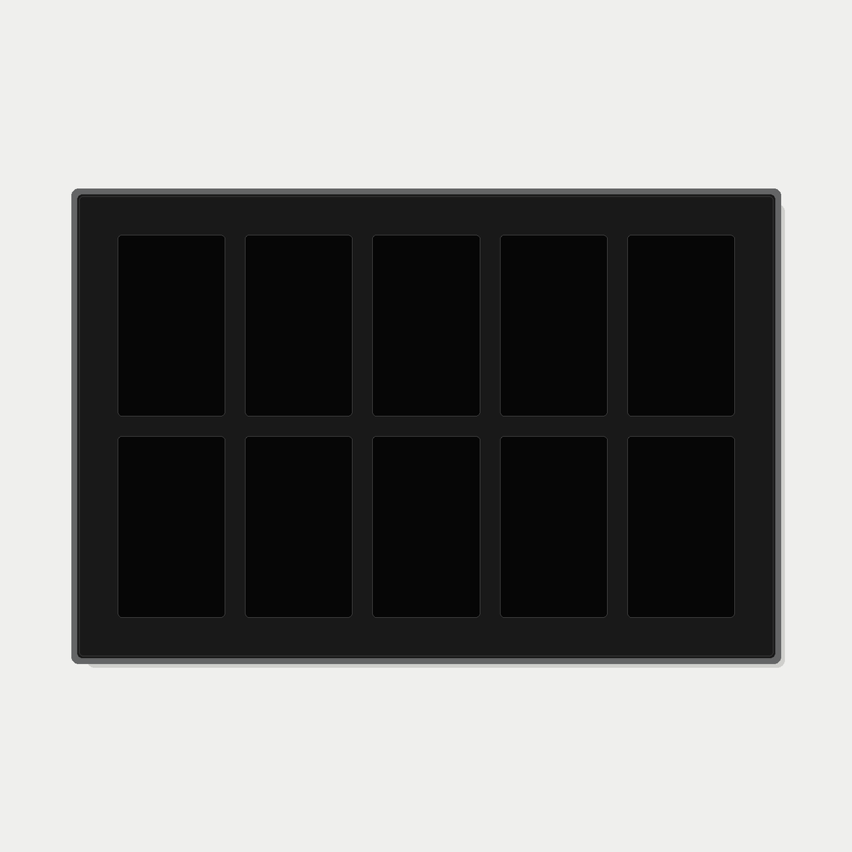 Premium aluminium metal trading card wall display frame case for Pokémon cards, MTG cards, Yu-Gi-Oh! cards, One Piece cards and sports cards, graded card wall display, PSA card frame, CGC card display, BGS slab display, One Touch magnetic holder display,