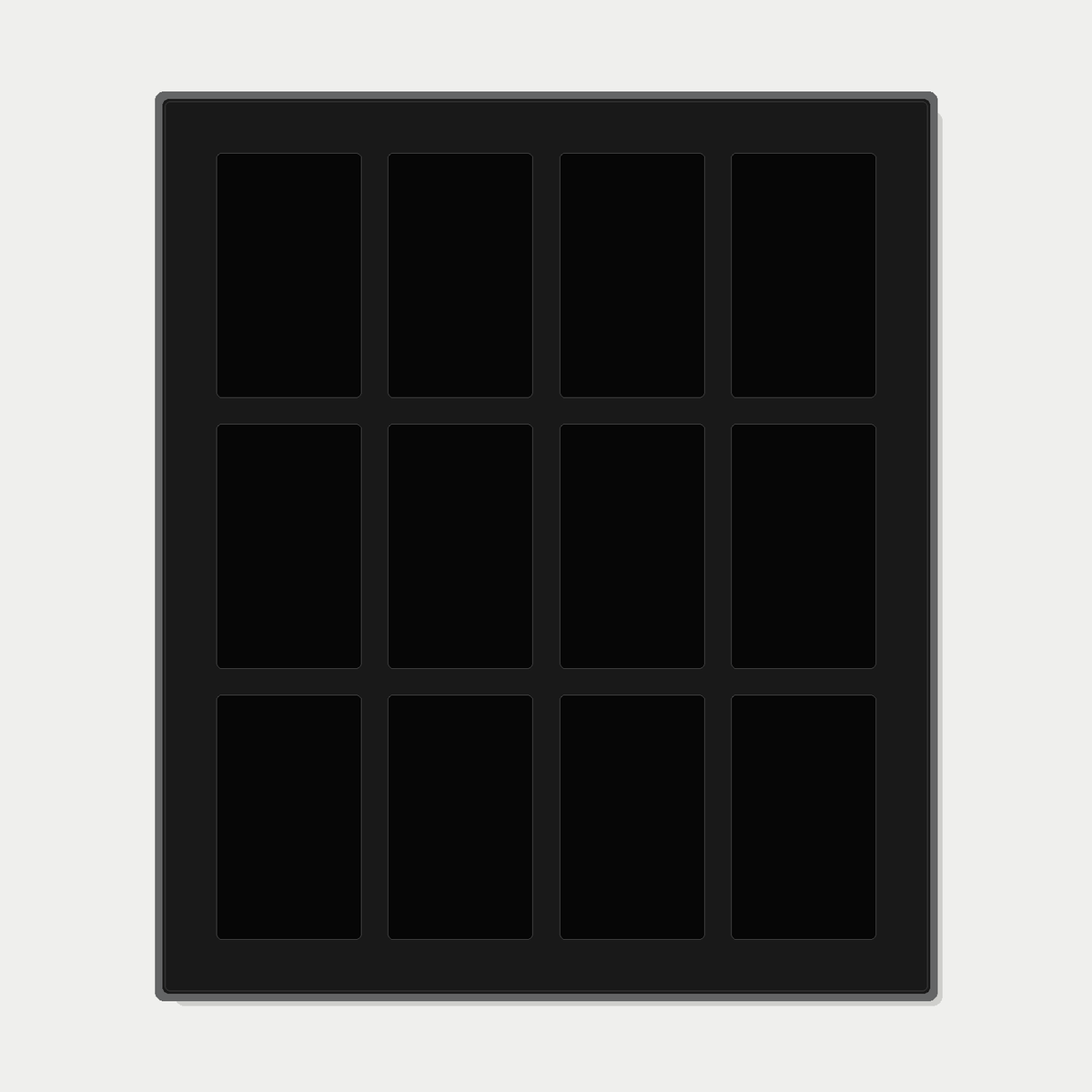 Premium aluminium metal trading card wall display frame case for Pokémon cards, MTG cards, Yu-Gi-Oh! cards, One Piece cards and sports cards, graded card wall display, PSA card frame, CGC card display, BGS slab display, One Touch magnetic holder display,