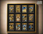 Premium aluminium metal trading card wall display frame case for Pokémon cards, MTG cards, Yu-Gi-Oh! cards, One Piece cards and sports cards, graded card wall display, PSA card frame, CGC card display, BGS slab display, One Touch magnetic holder display,