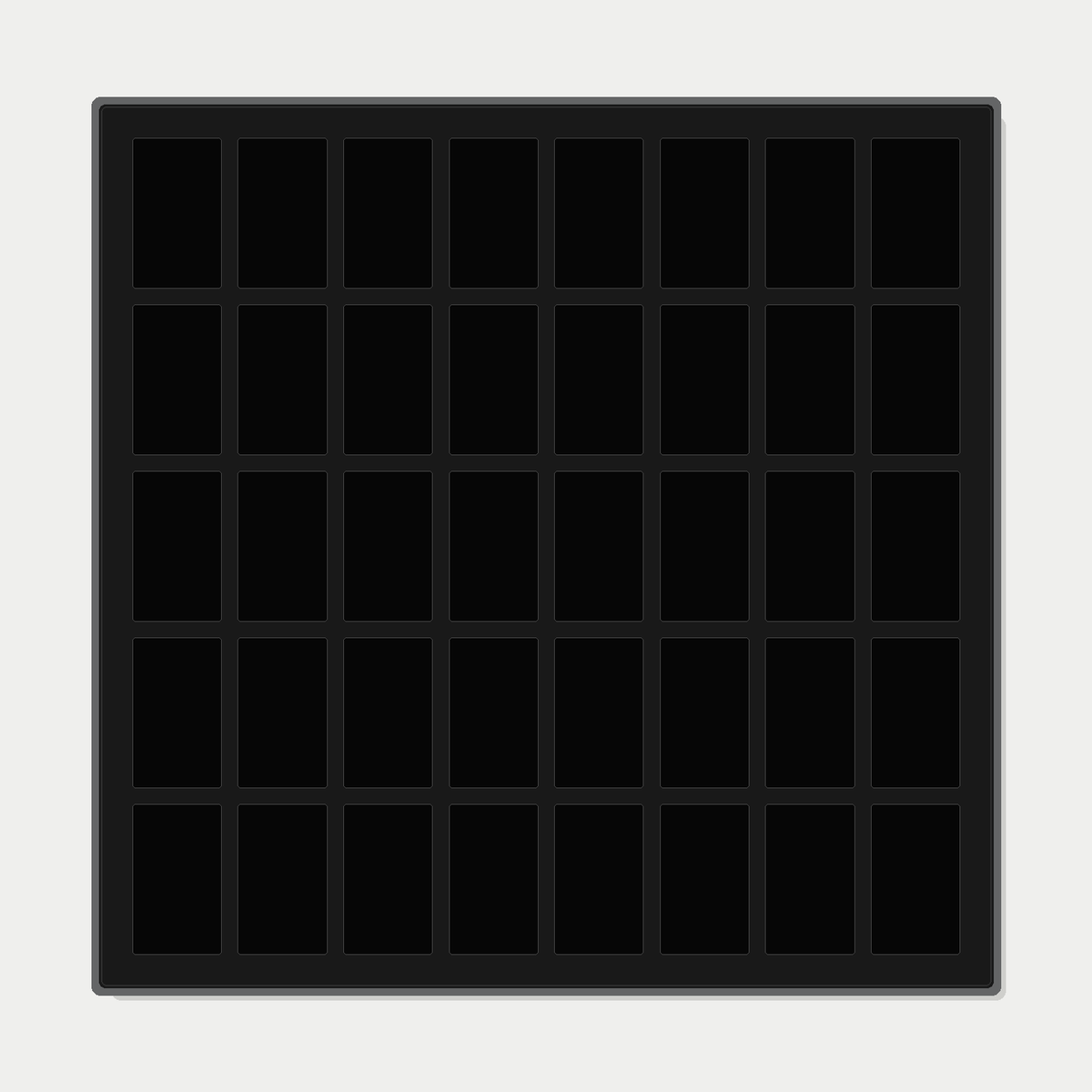 Premium aluminium metal trading card wall display frame case for Pokémon cards, MTG cards, Yu-Gi-Oh! cards, One Piece cards and sports cards, graded card wall display, PSA card frame, CGC card display, BGS slab display, One Touch magnetic holder display,