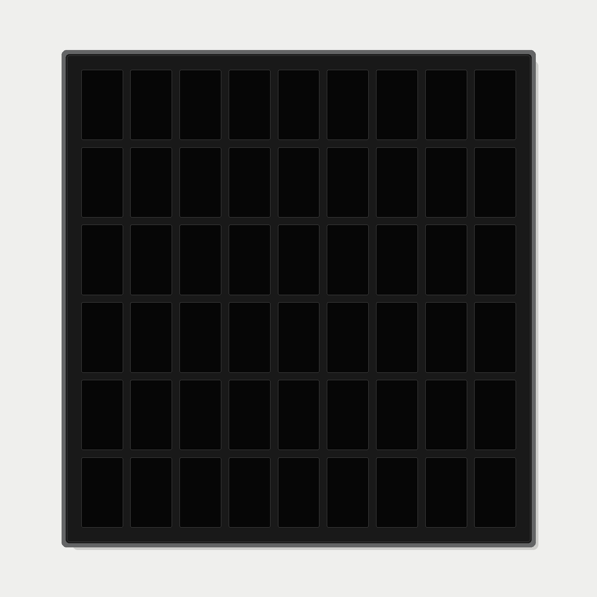 Premium aluminium metal trading card wall display frame case for Pokémon cards, MTG cards, Yu-Gi-Oh! cards, One Piece cards and sports cards, graded card wall display, PSA card frame, CGC card display, BGS slab display, One Touch magnetic holder display,
