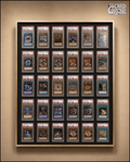 Premium aluminium metal trading card wall display frame case for Pokémon cards, MTG cards, Yu-Gi-Oh! cards, One Piece cards and sports cards, graded card wall display, PSA card frame, CGC card display, BGS slab display, One Touch magnetic holder display,