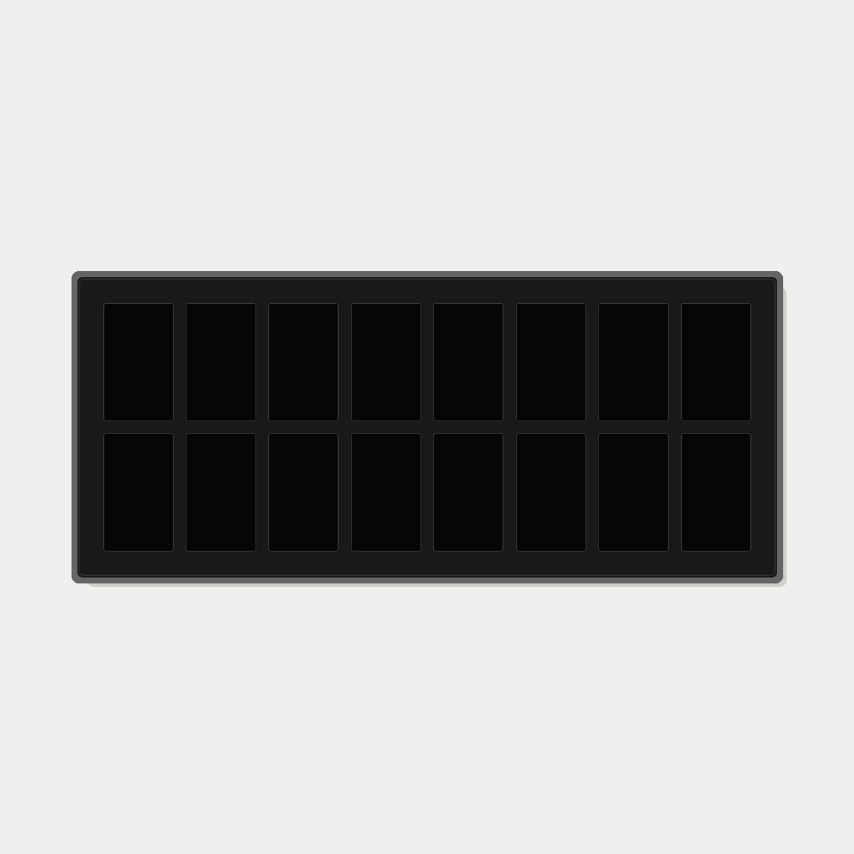 Premium aluminium metal trading card wall display frame case for Pokémon cards, MTG cards, Yu-Gi-Oh! cards, One Piece cards and sports cards, graded card wall display, PSA card frame, CGC card display, BGS slab display, One Touch magnetic holder display,