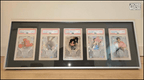Premium aluminium metal trading card wall display frame case for Pokémon cards, MTG cards, Yu-Gi-Oh! cards, One Piece cards and sports cards, graded card wall display, PSA card frame, CGC card display, BGS slab display, One Touch magnetic holder display,