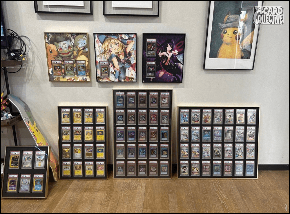 50 Grid Aluminium Pokémon Trading Card Metal Display Frame Case | PSA, BGS & One Touch | MTG • Yu-Gi-Oh • One Piece • Sports Cards - The Card Collective