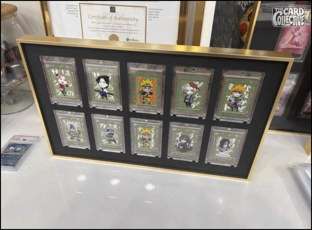 Premium aluminium metal trading card wall display frame case for Pokémon cards, MTG cards, Yu-Gi-Oh! cards, One Piece cards and sports cards, graded card wall display, PSA card frame, CGC card display, BGS slab display, One Touch magnetic holder display,